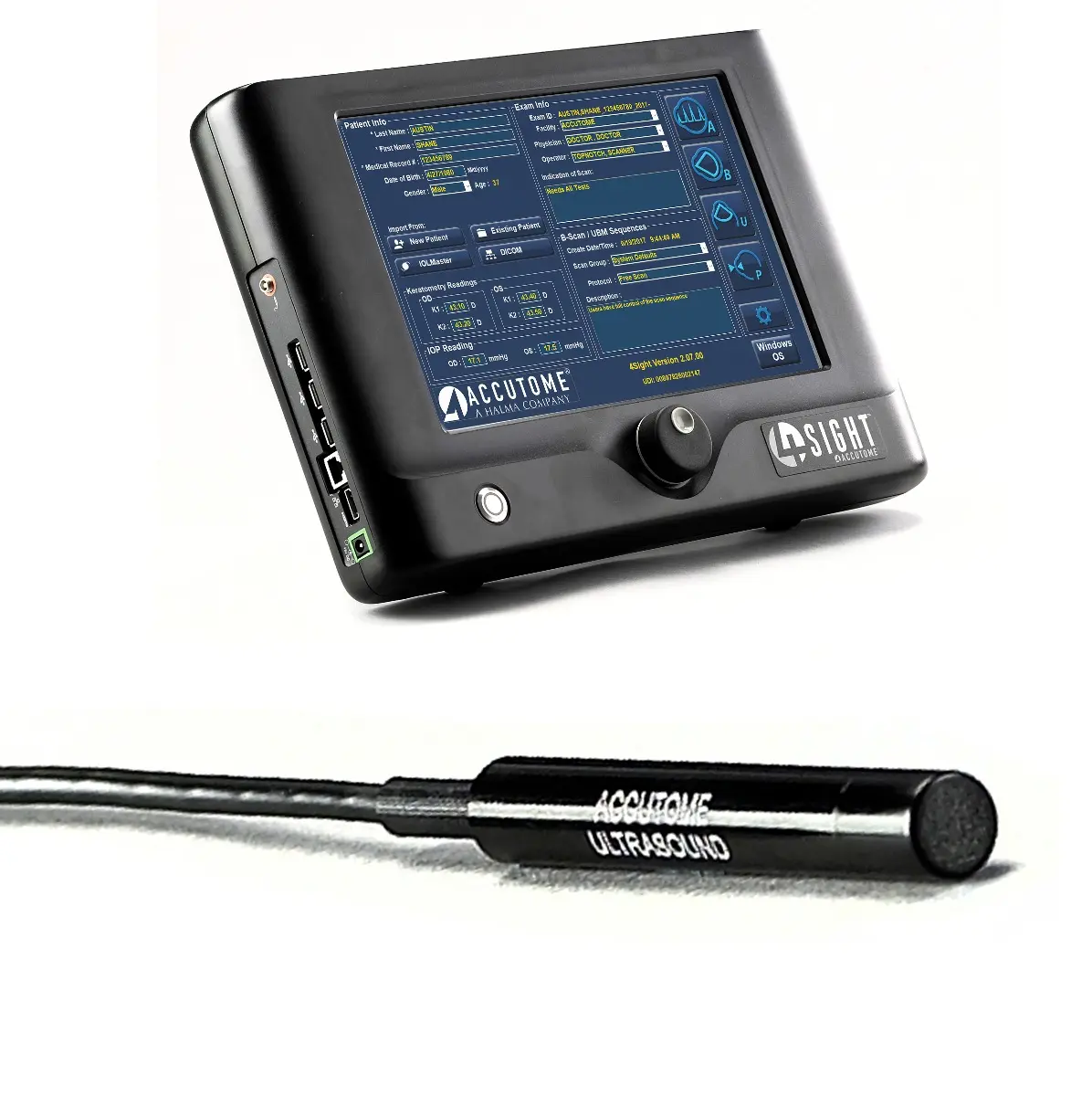 24-8000A Sonde à ultrasons A-Scan - compatible avec la plateforme 4Sight